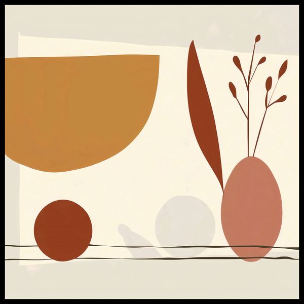 Plakat 90x90cm Łodygi Wizji zdjęcie 2