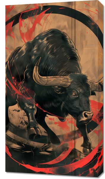 Obraz 50x90cm Bycza Niezłomność zdjęcie 1