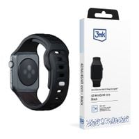 42/44/45/46/49 mm black (big) - 3mk silicone watch strap for apple