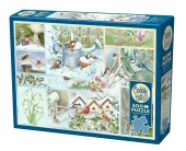 Cobble Hill Puzzle 500 el. Zimowe ptaki