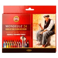 kin kredki mondeluz 24kol+ pędzel 3711/3 9030