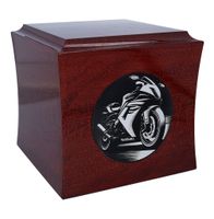 Urna pogrzebowa dla motocyklisty,