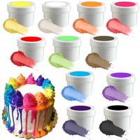 ZESTAW BARWNIKÓW SPOŻYWCZYCH W PROSZKU 11SZT BARWNIK SPOŻYWCZY