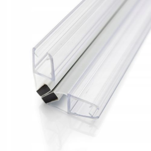 2x USZCZELKA DO KABINY PRYSZNICOWEJ MAGNETYCZNA 45° 90° SZYBA 5 6MM 185CM na Arena.pl