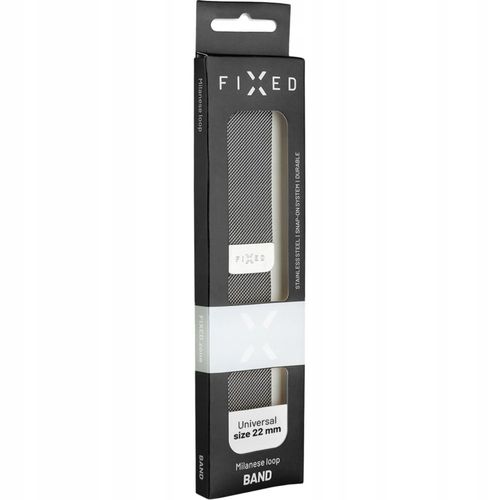 Bransoletka FIXED Mesh Strap do Smartwatch (22mm) wide silver na Arena.pl