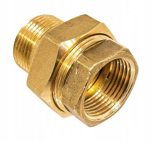 ŚRUBUNEK MOSIĘŻNY STOŻKOWY RÓWNOPRZELOTOWY 1" DN25 PROSTY MOCNY SOLIDNY na Arena.pl