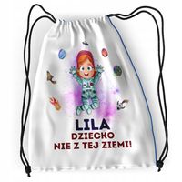 Plecak Sportowy Szkolny Dla Lilii Córki Dziecka Z Nadrukiem Ze Zdjęciem