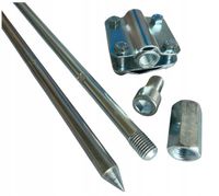 UZIOM ODGROMOWY PRĘT SZPILKA ODGROM PV KOMPLET 3MB (2x1,5m) M16 + ZŁĄCZE