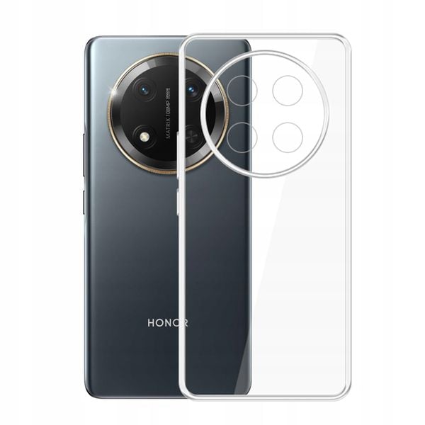 Silikonowe etui na Honor Magic7 Lite - 3mk Clear Case zdjęcie 4