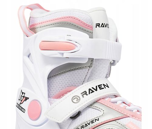 Rolki Regulowane RAVEN Pulse White/Pink 37-40 na Arena.pl