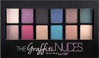 maybelline the graffiti nudes paleta cieni do powiek 12 mat+błysk