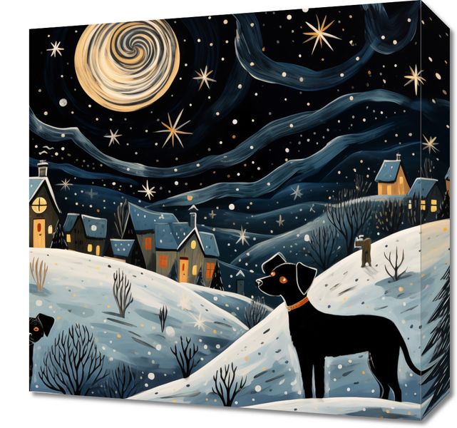Obraz 40x40cm Nocny Psi Patrol zdjęcie 1