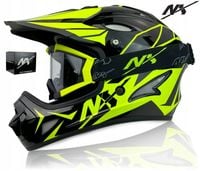ZESTAW NX KASK + GOGLE DOWNHILL NX EXTREME r.XS |KASK ROWEROWY |900g LEKKI