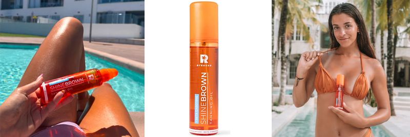 Olejek do OPALANIA Witamina E Byrokko Shine Brown Beta Carotene zdjęcie 9