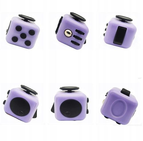 4X HAND CUBE KOSTKA ANTYSTRESOWA FIDGET CUBE TOYS przyciski pokrętła w dłoń na Arena.pl