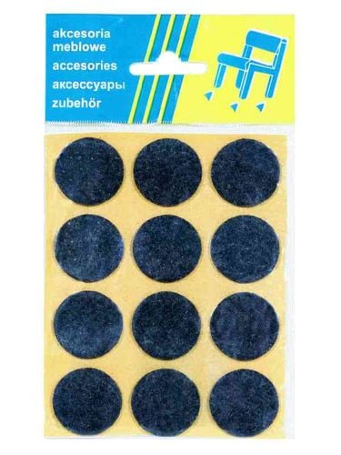 podkładka filcowa blister czarna fi 28mm - 12szt - u-100-0355 na Arena.pl