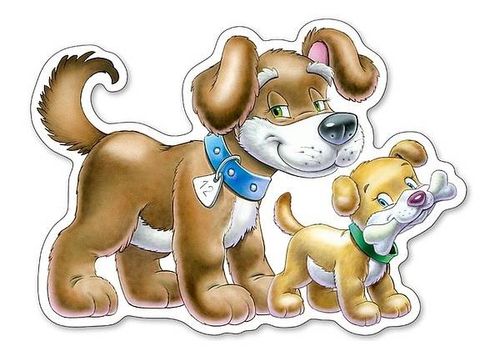 Puzzle 4w1 4,5,6,7-elementów Animals with Babies na Arena.pl