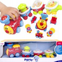 LOKOMOTYWA BUBU ZABAWKA MONTESSORI POCIĄG WAGONY