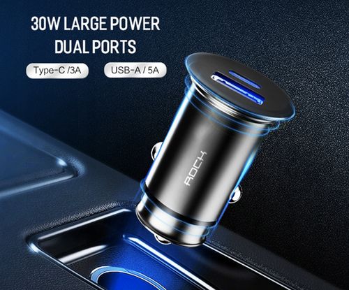 Rock ładowarka samochodowa USB C SuperCharge 5A na Arena.pl