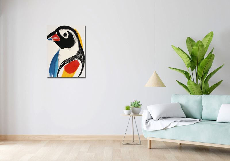 Obraz 50x70cm Portret Ptaka zdjęcie 2