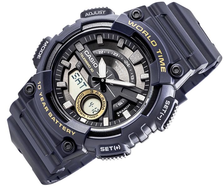 zegarek męski casio gerton aeq-110w-2avdf + box zdjęcie 2