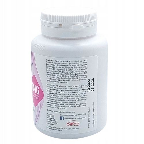 Aliness Witamina B Complex B-50 METHYL TMG PLUS STRES PAMIĘĆ vege 100 kaps na Arena.pl