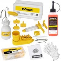 MEGA ZESTAW DO ODPOWIETRZENIA HAMULCÓW EZmtb BOX + OLEJ GEAROX UNIWERSALNY