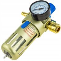 REDUKTOR CIŚNIENIA FILTR POWIETRZA ODWADNIACZ 1/2 + REGUATOR MANOMETR PROFI