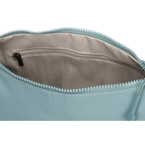 jednokomorowa listonoszka damska zamykana na suwak, wykonana z poliestru na Arena.pl