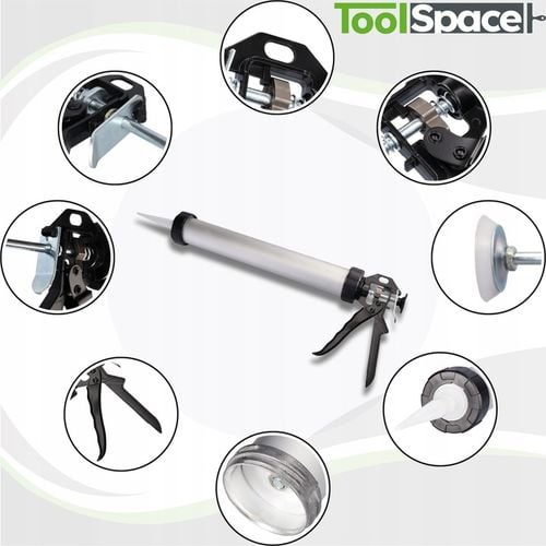 WYCISKACZ DO MAS GĘSTYCH USZCZELNIAJĄCYCH 600ml PISTOLET KLEJU na Arena.pl