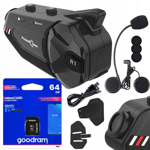 Freedconn R1 Plus E interkom kamera full HD WiFi na Arena.pl