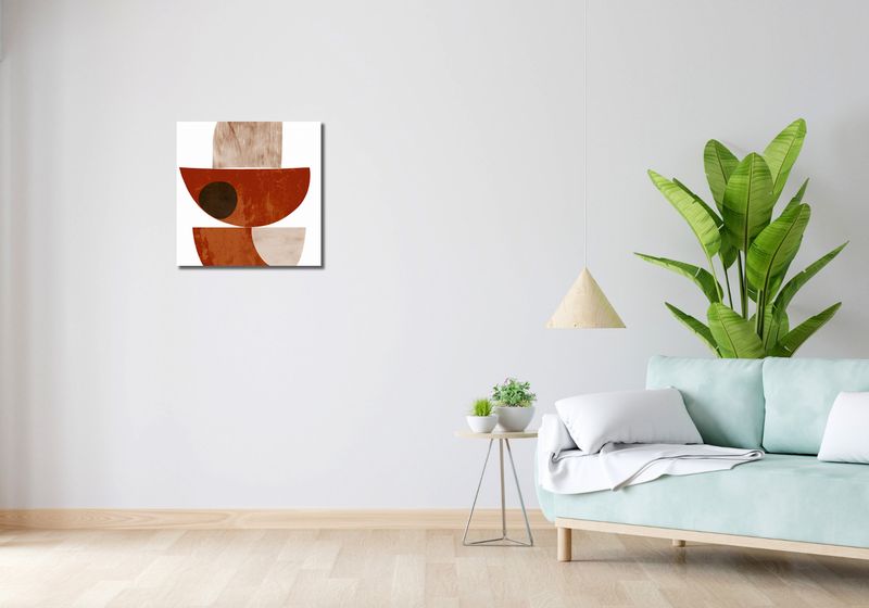 Obraz 50x50cm Ziemista Warstwa zdjęcie 2