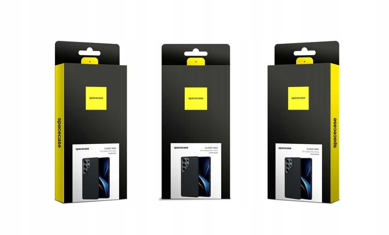 Spacecase Classy Mag Galaxy S25 Ultra Black zdjęcie 14