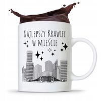 Kubek Prezent Krawcowej Krawca Najlepszy W Mieście Z Nadrukiem Ze Zdjęciem