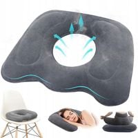 PODUSZKA ORTOPEDYCZNA SIEDZENIA NADMUCHIWANY NA HEMOROIDY REHABILITACYJNA