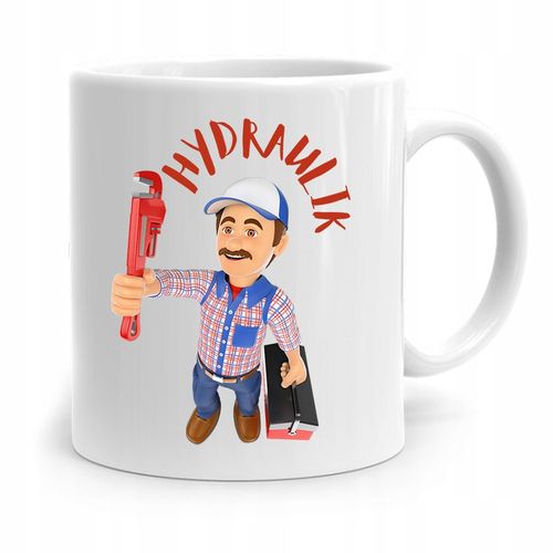 Kubek Prezent Dla Hydraulika Hydraulik Z Nadrukiem Ze Zdjęciem na Arena.pl
