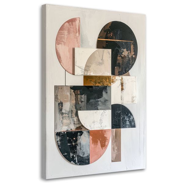 Obraz na płótnie, Abstrakcja geometryczna nowoczesna 20x30 zdjęcie 1