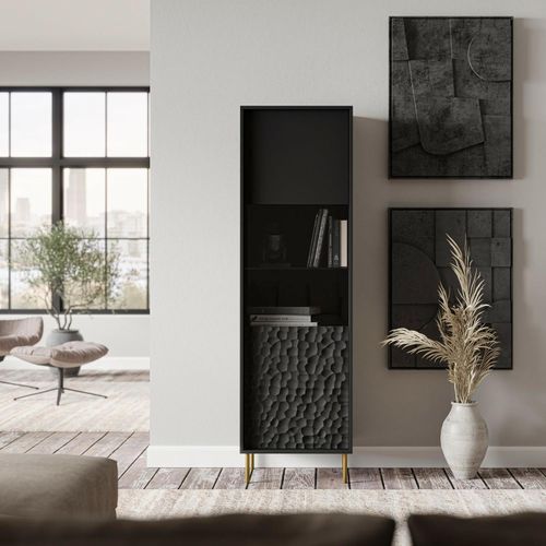 Witryna wąska Afir czarna na Arena.pl