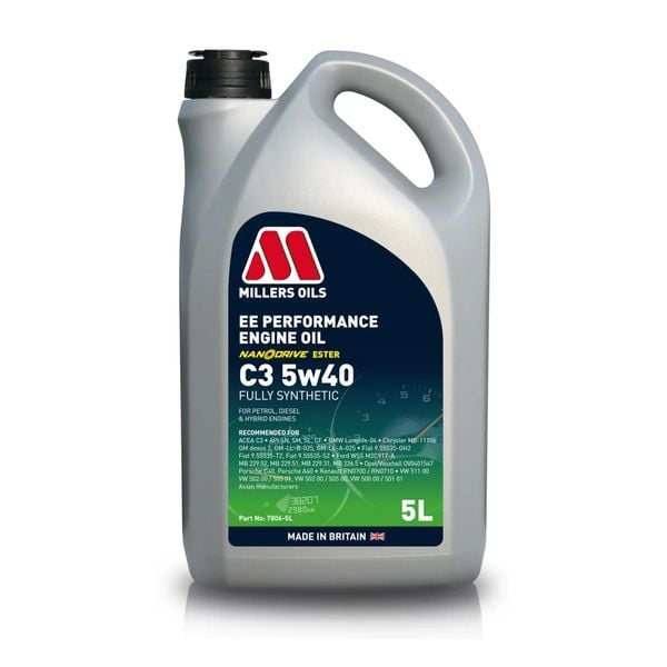 Olej Millers Oils EE PERFORMANCE C3 5w/40 (7806) 5L zdjęcie 1