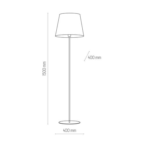 lampa podłogowa chicago linen 5151 tk lighting na Arena.pl