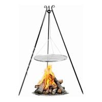 Grill na trójnogu 180 cm COOK KING - ruszt stal nierdzewna 80 cm