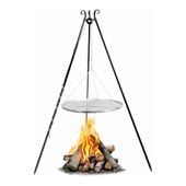 Grill na trójnogu 180 cm COOK KING - ruszt stal nierdzewna 80 cm