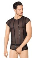 shirt and shorts 4608 - black m/l