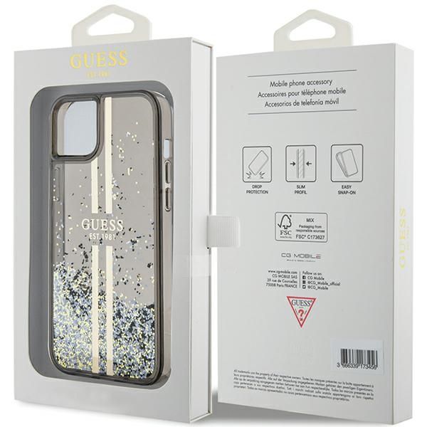 Etui Guess do iPhone 15 Plus, iPhone 14 Plus, Czarny zdjęcie 8