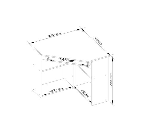 BIURKO NAROŻNE TED BIAŁE na Arena.pl