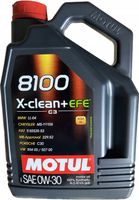 Motul 8100 X-Clean+ EFE 0W30 0W-30 5L