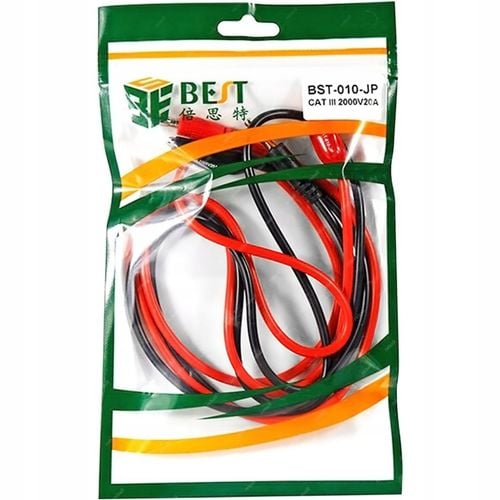 PRZEWODY DO MIERNIKA ZASILACZA LABORATORYJNEGO 2X BANAN KROKODYLEK 20A na Arena.pl