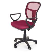 Fotel biurowy - model 8906 - bordowy