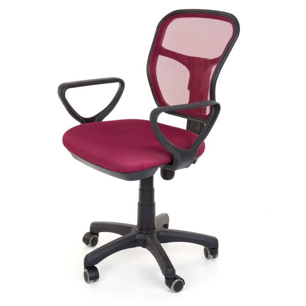 Fotel biurowy - model 8906 - bordowy zdjęcie 1