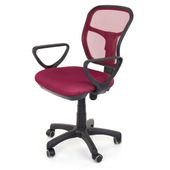 Fotel biurowy - model 8906 - bordowy